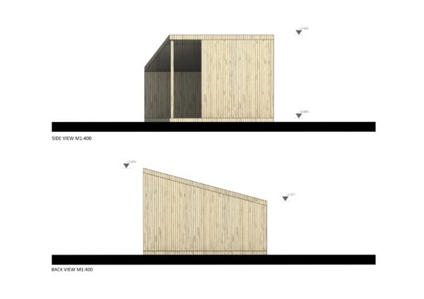 Attefallshus Byggsats Dakar, 25 m²