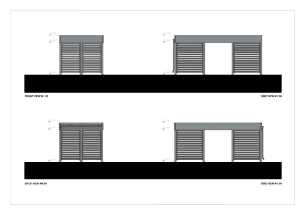 Carport Felton, 16 m²