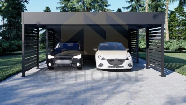 Dubbel Carport Elsdon, 44 m²