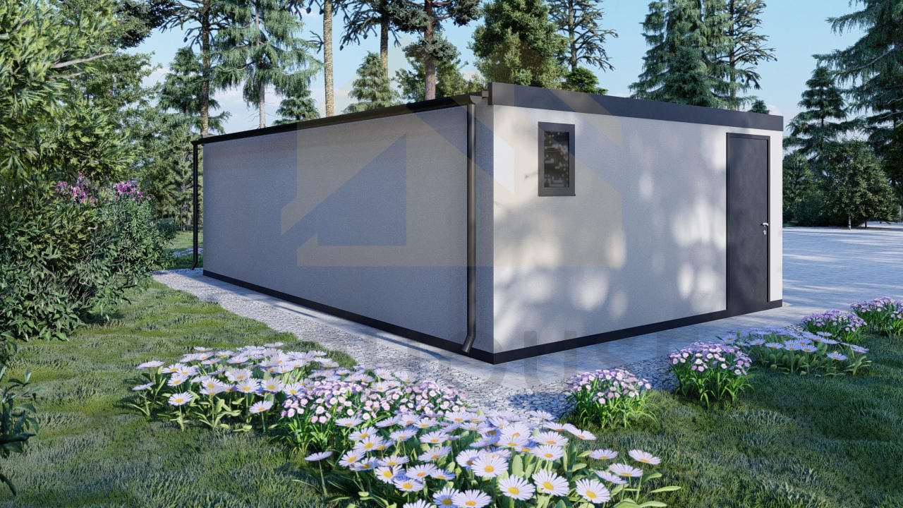 Isolerat Dubbelgarage Coverack, 38 m² - Siphouse