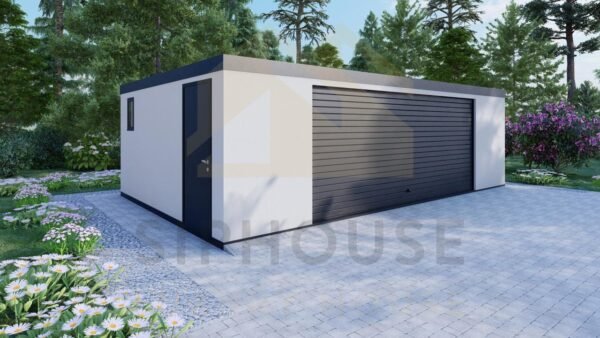 Isolerat Dubbelgarage Coverack, 38 m²