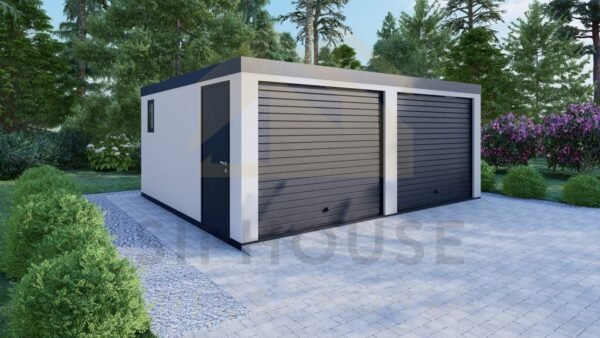 Isolerat Dubbelgarage Falmouth, 28 m²