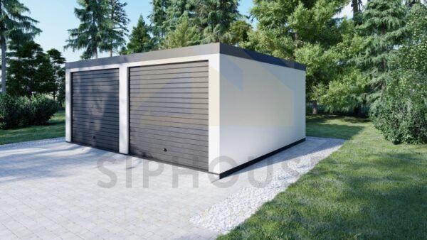 Isolerat Dubbelgarage Plymouth, 28 m²