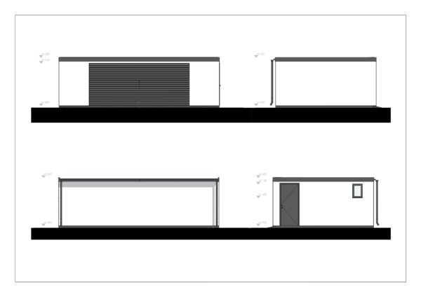 Isolerat Dubbelgarage Trelan, 38 m²