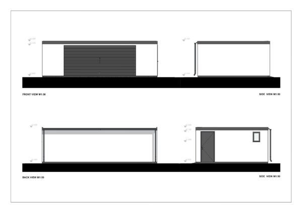 Isolerat Dubbelgarage Trelan, 38 m²