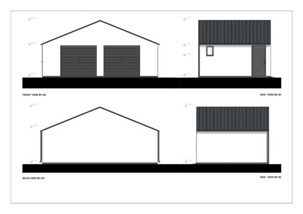 Isolerat Dubbelgarage Varfell, 38 m²