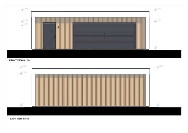 SIP Dubbel Garage Carnforth, 50 m²