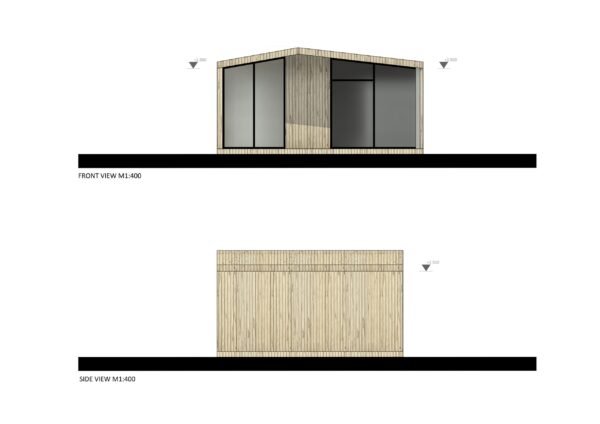 SIP Isolerad Attefallshus Hull, 34 m²