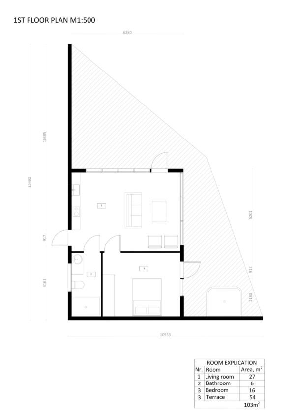 SIP Modulhus Villa Roma, 103 m²