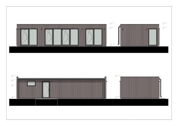 SIP Attefallshus Byggsats Kiel, 47 m²