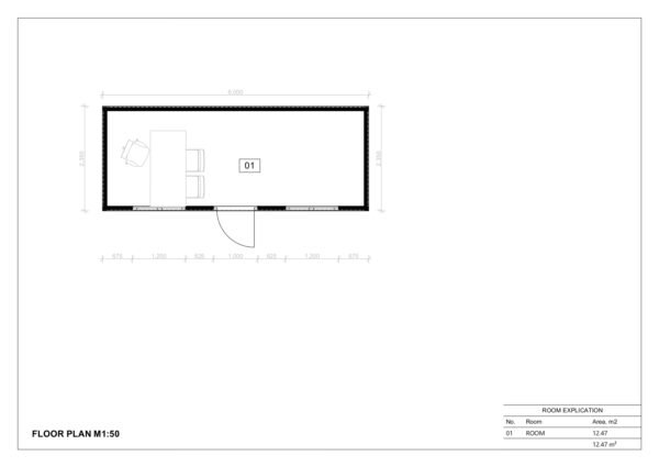 Isolerat Litet Modulhus Eindhoven, 14 m²