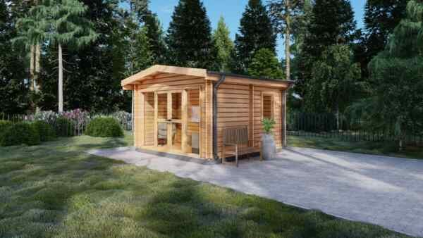 Outdoor Sauna Hope, 4×4, 16 M²