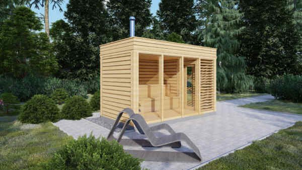 Outdoor Sauna William, 2×4, 8 m² 2