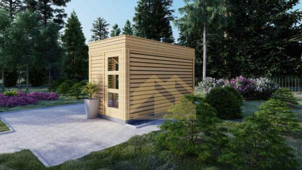 Outdoor Sauna William, 2×4, 8 m² 6