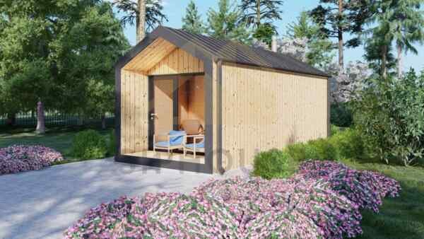 Outdoor SIP Insulated Sauna Oulu 23 m² 2