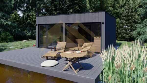 Outdoor SIP Insulated Sauna Kemis 29 m² 6
